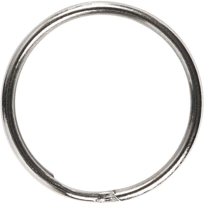 Nøkkelringer, dia. 20 mm, 8 stk./ 1 pk.
