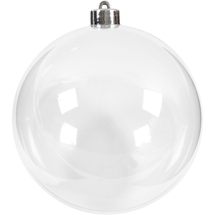 Deko-kule, dia. 13,6 cm, transparent, 1 stk.