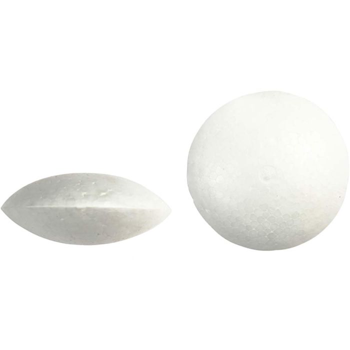 Ufo, dia. 7,5 cm, tykkelse 31 mm, hvit, 100 stk./ 1 pk.