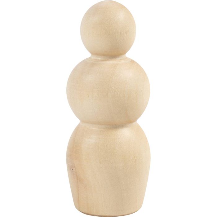 Trefigur, Timeglassformet, H: 7,5 cm, 5 stk./ 1 pk.