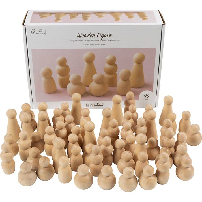 Trefigur, H: 5-8 cm, 90 ass./ 1 pk.