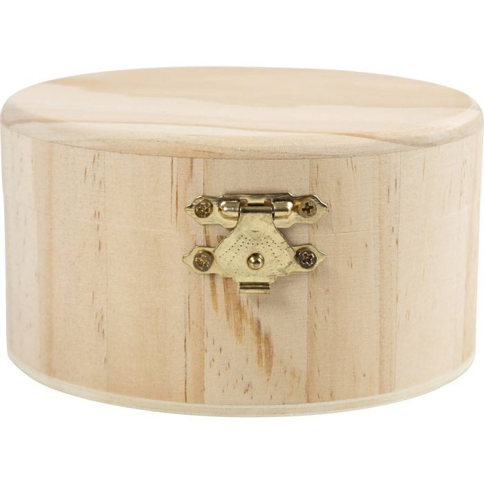 Rund boks, H: 6 cm, dia. 11 cm, 1 stk.