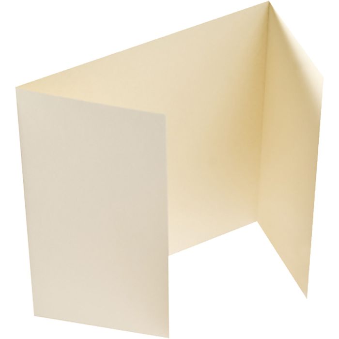 Brevkort med portlukking, kort str. 14x14 cm, elfenben, 25 stk./ 1 pk.