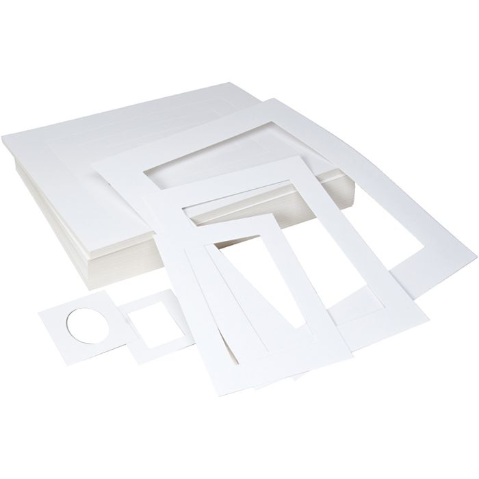 Passepartoutrammer, A3,A4,A5, 20 stk./ 1 pk.