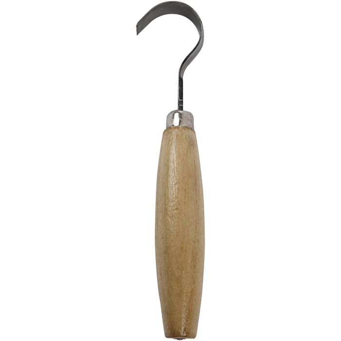 Skjekniv, L: 16 cm, B: 1,3 cm, dia. 3 cm, 1 stk.