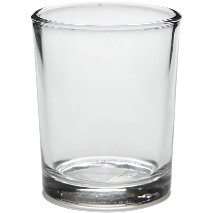 Te-Lys holder, H: 6,5 cm, dia. 4,5 cm, 4 stk./ 1 pk.