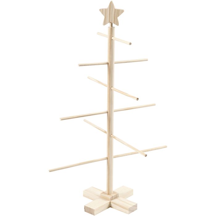 Juletre, H: 60 cm, B: 40,5 cm, 1 stk.