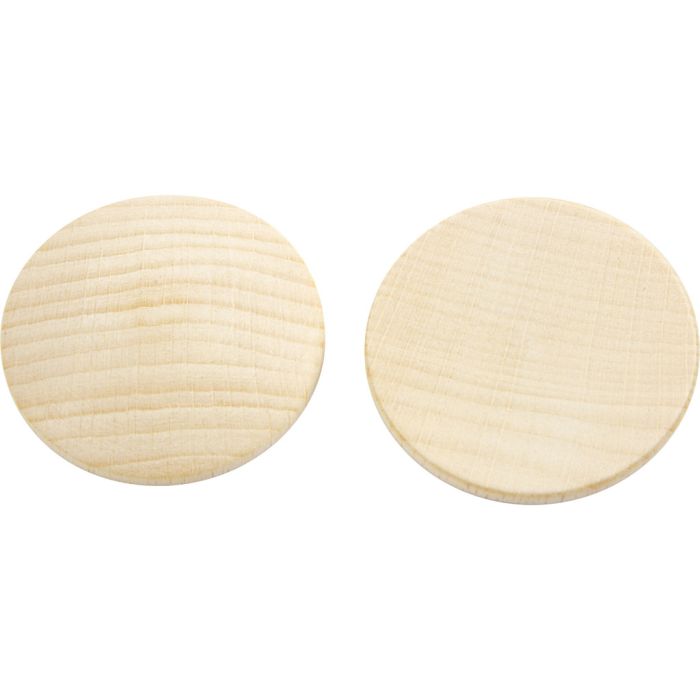 Treknapp, dia. 40 mm, tykkelse 5,2 mm, 100 stk./ 1 pk.
