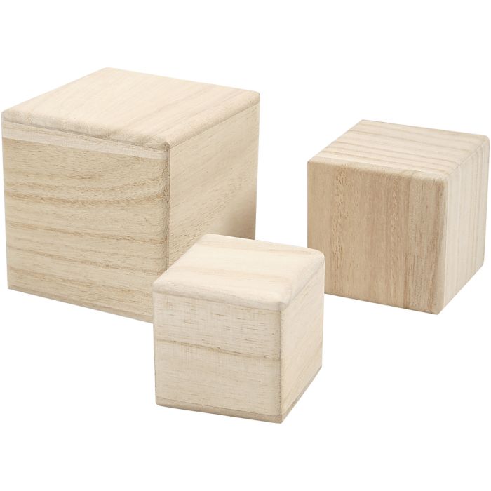 Klosser, str. 5+6+8 cm, 3 stk./ 1 pk.