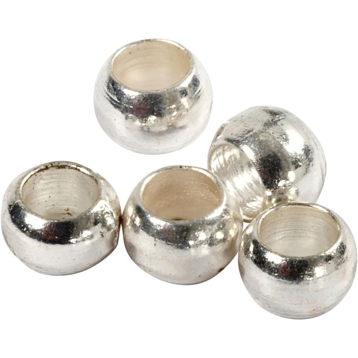 Wireklemmer, dia. 2 mm, sølv, 100 stk./ 1 pk.