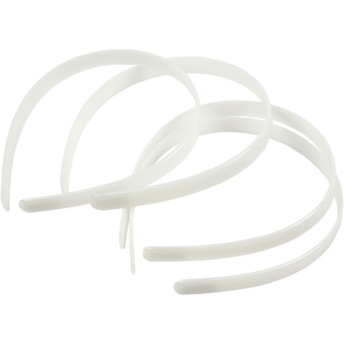 Hårbøyle, B: 13 mm, hvit, 5 stk./ 1 pk.