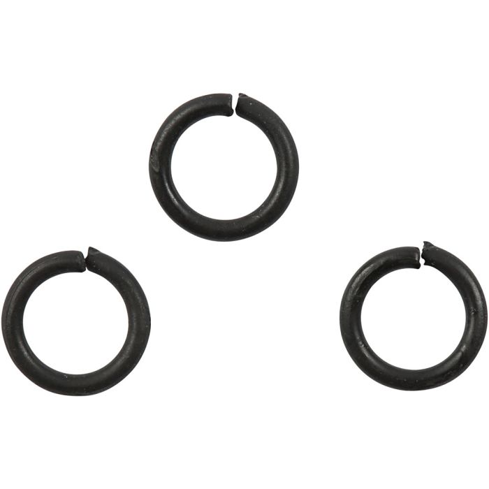O-ring, str. 7 mm, tykkelse 1 mm, svart, 50 stk./ 1 pk.