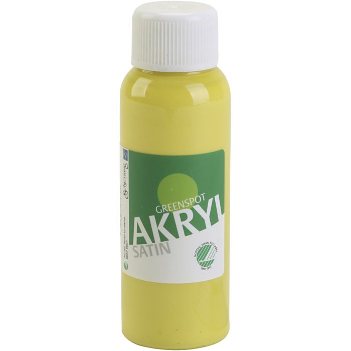 Greenspot Hobbymaling, gul, 100 ml/ 1 fl.
