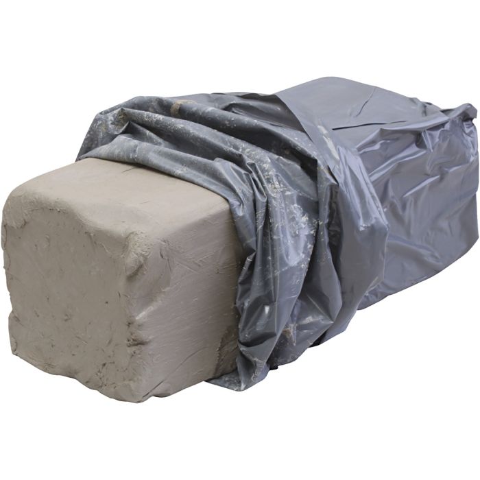 Hvit rakuleire med chamotte, 10 kg/ 1 pk.