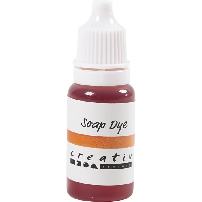 Såpefarge, orange, 10 ml/ 1 fl.