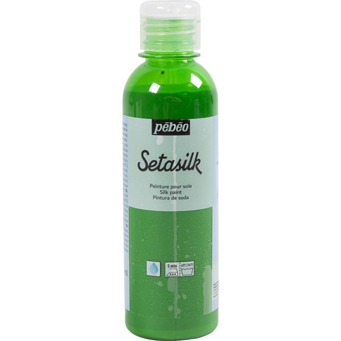 Textil Silk, brilliant grønn, 250 ml/ 1 fl.
