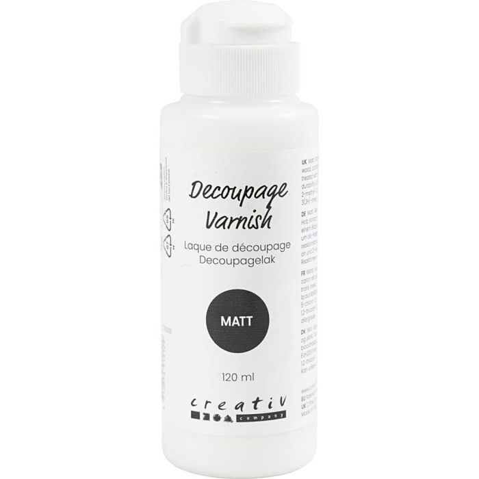 Decoupagelakk, matt, 120 ml/ 1 fl.
