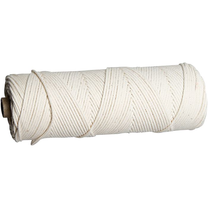 Veke til bivoksplater, Til bruk med lys laget av bivoksplater, nr. 3, tykkelse 2-3 mm, 100 g, 80 m/ 1 rl.