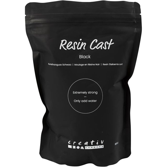 Resin Støpemiks Svart, svart, 800 g/ 1 pk.