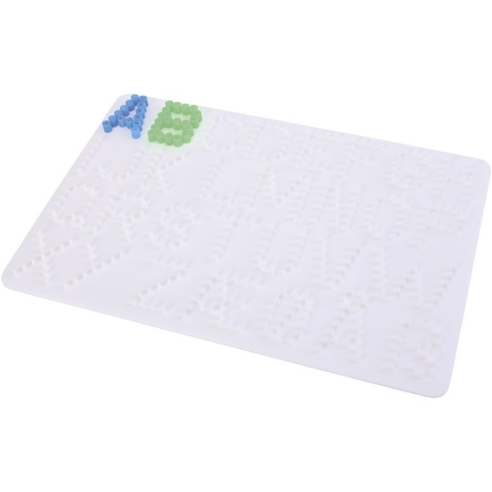 Perleplate, str. 14,5x21,5 cm, medium, 10 stk./ 1 pk.