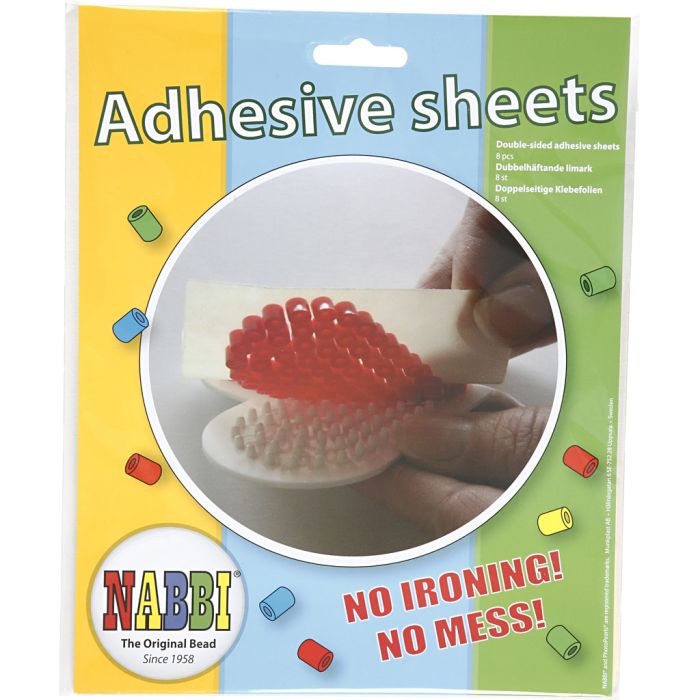 Selvklebende ark, str. 15x15 cm, klar, transparent, 8 ark/ 1 pk.