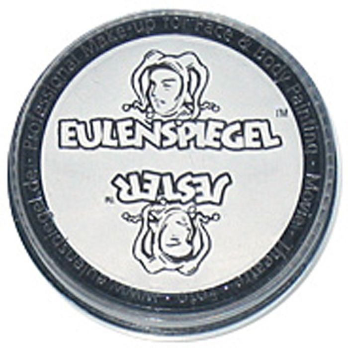 Eulenspiegel Ansiktsmaling, hvit, 20 ml/ 1 boks