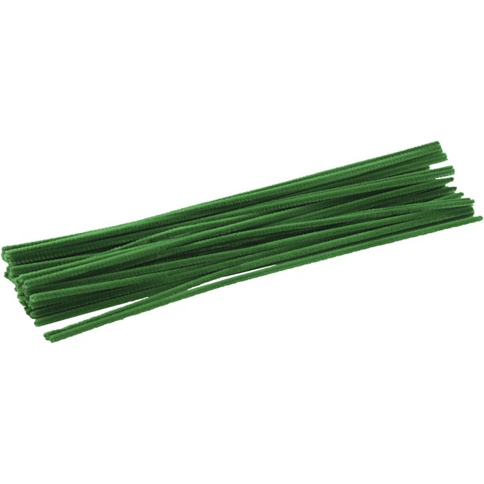 Piperenser, L: 30 cm, tykkelse 4 mm, grønn, 50 stk./ 1 pk.