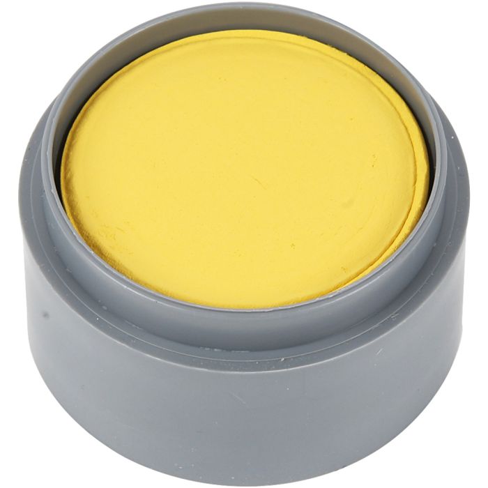 Grimas Ansiktsmaling, gul, 15 ml/ 1 boks