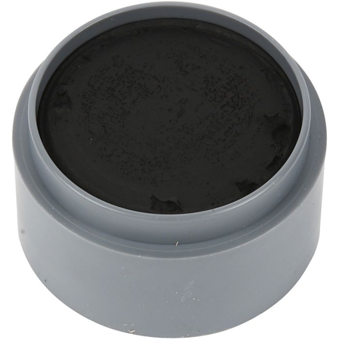 Grimas Ansiktsmaling, svart, 15 ml/ 1 boks