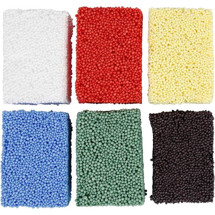 Soft Foam, standardfarger, 6x10 g/ 1 pk.