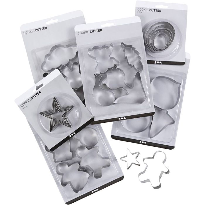 Utstikksformer, H: 8 cm, Innhold kan variere , 24 stk./ 1 pk.