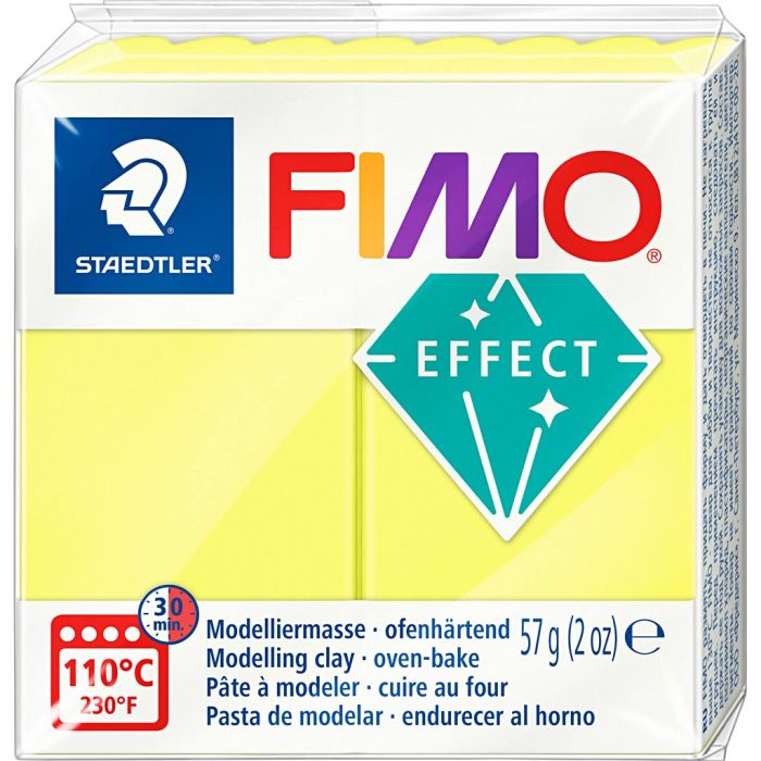 FIMO® Effect , neon gul, 57 g/ 1 pk.