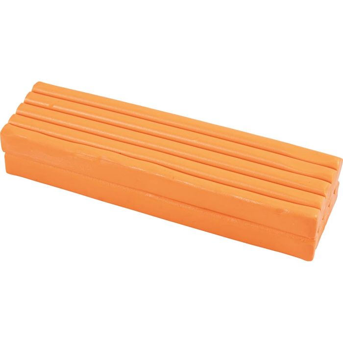 Modellervoks, str. 13x6x4 cm, orange, 500 g/ 1 pk.