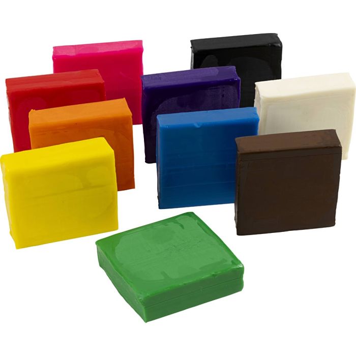ass. farger, 2500 g, 10x250 g/ 1 pk.