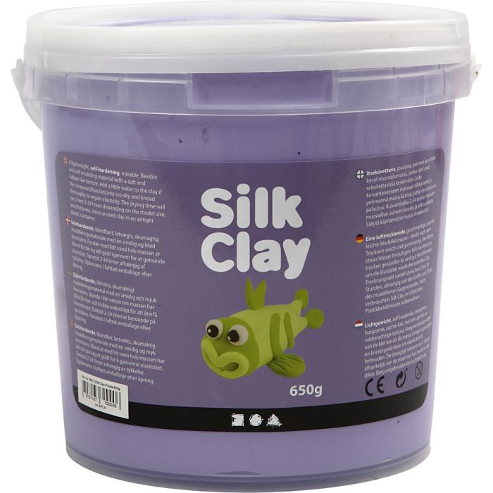 Silk Clay®, lilla, 650 g/ 1 spann