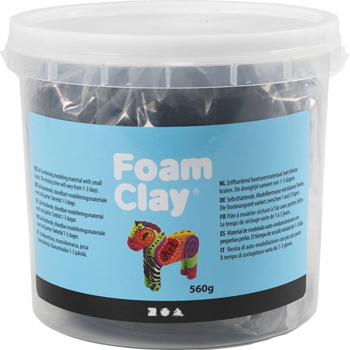Foam Clay® , svart, 560 g/ 1 spann