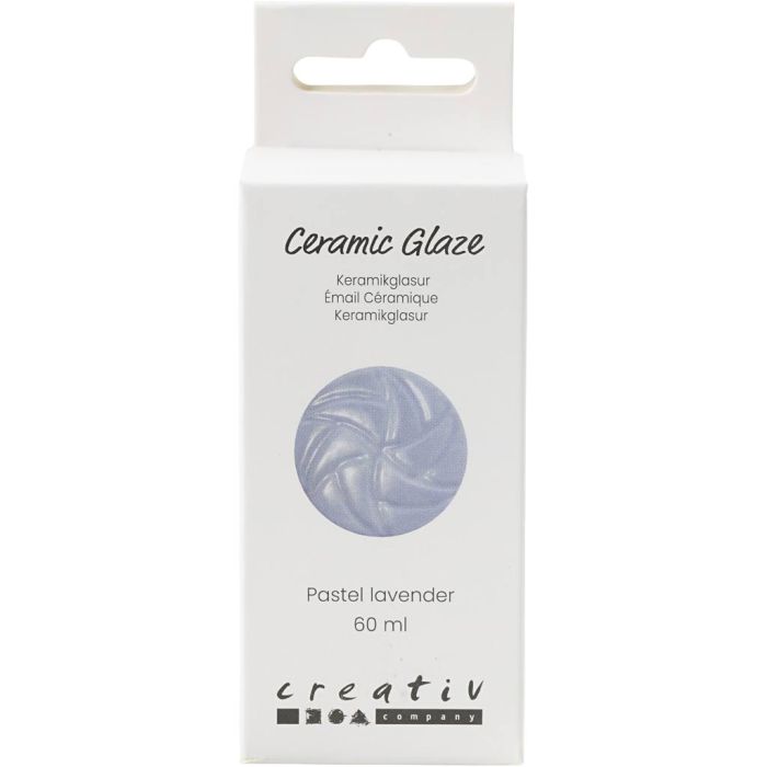 Keramikkglasur, 984-1101 °C, dekkende, pastel lavender, 60 ml/ 1 boks