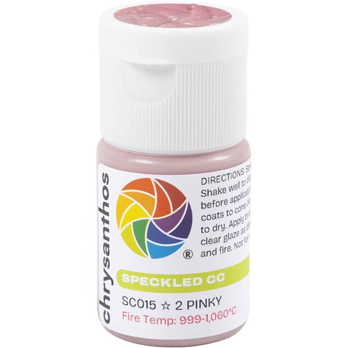 Prikkete Keramikkglasur, pinky, 30 ml/ 1 stk.