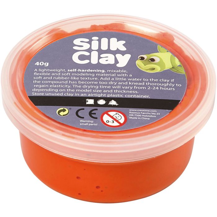 Silk Clay®, orange, 40 g/ 1 boks