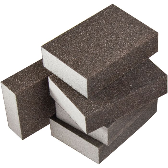 Slipesvamper, nr. 40+60+150, fin,mellom,grov, 6 stk., 3x2 stk./ 1 pk.