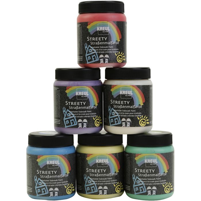 Gatekrittmaling, 6x200 ml/ 1 pk.