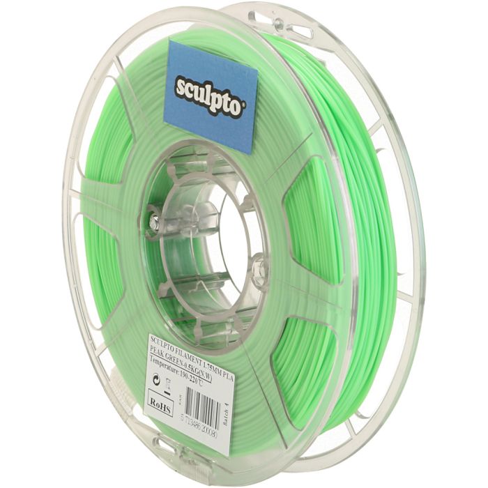 Sculpto filament, lys grønn, 500 g/ 1 pk.