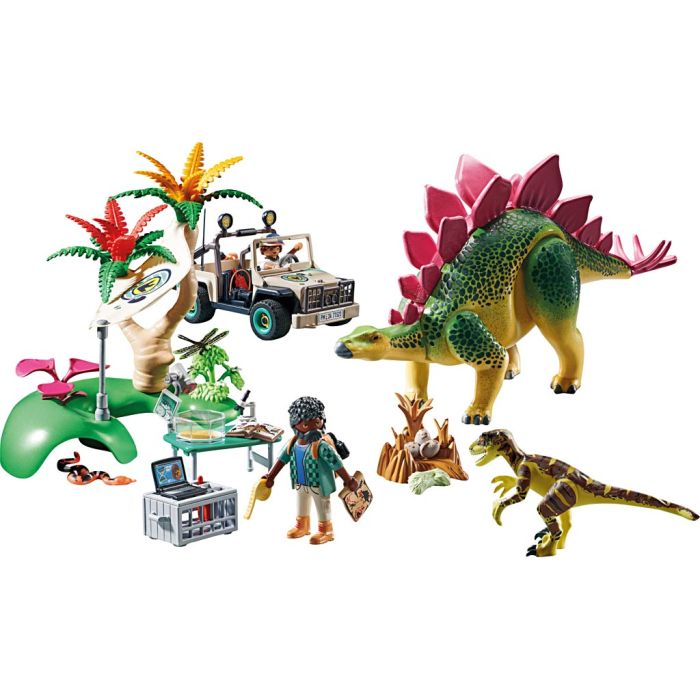 Playmobil Forskningsleir med dinosaurer, 93 deler/ 1 pk.