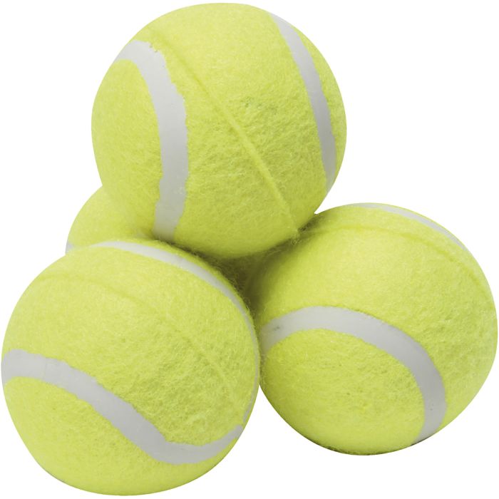 Tennisballer, gul, 15 stk./ 1 pk.