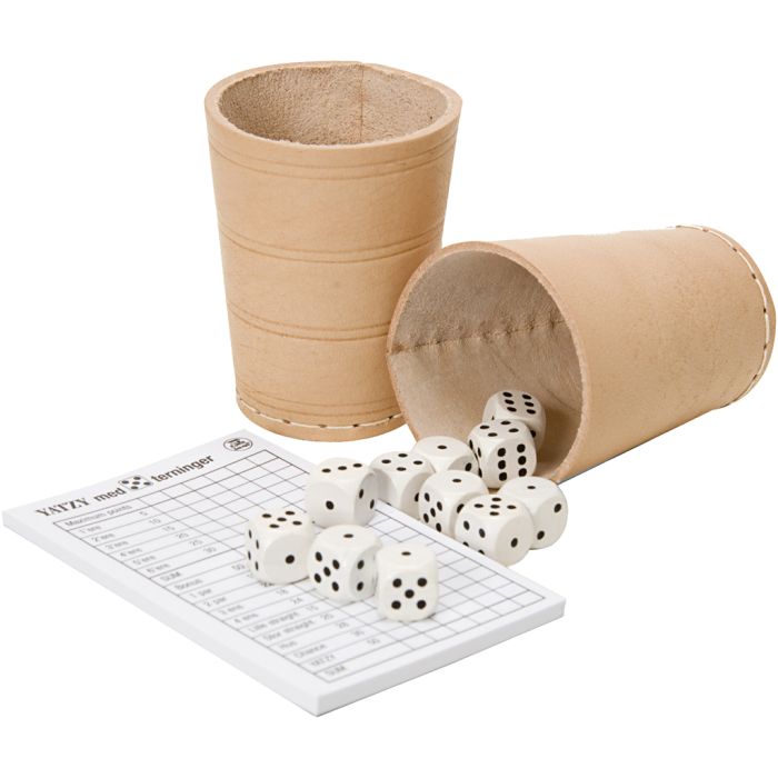 Yatzy sett, 2 sett/ 1 pk.