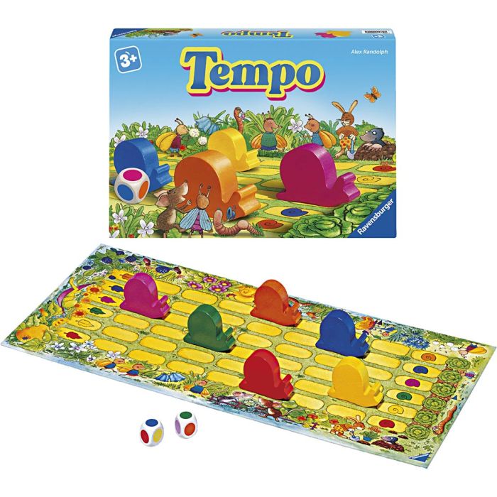 Tempo sneglerace, DK,NO,SE,FI, 1 stk., Dansk tekst,Norsk tekst,Svensk tekst,Finsk tekst