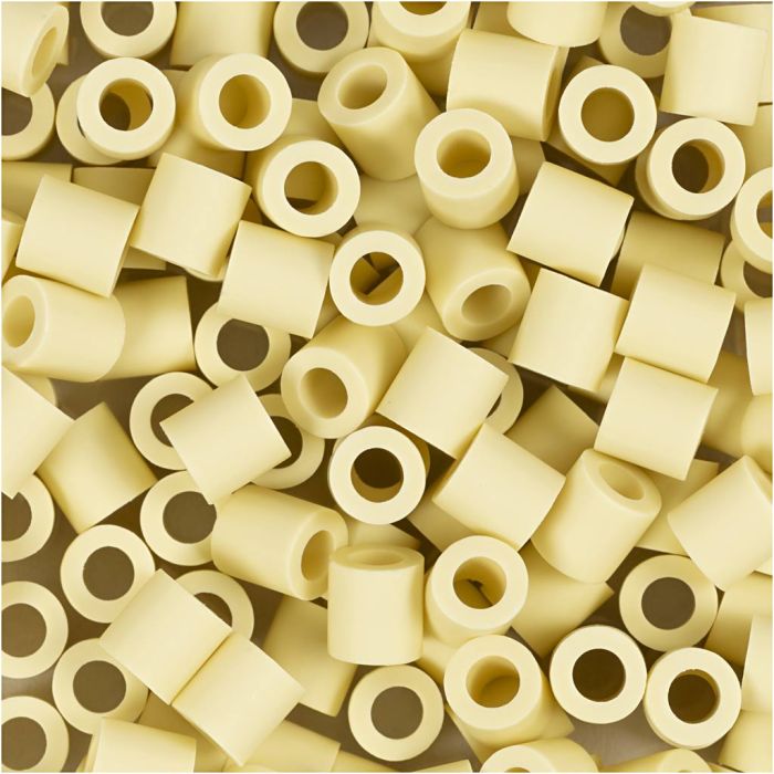 NABBI BioBeads, str. 5x5 mm, hullstr. 2,5 mm, medium, lys gul, 1000 stk./ 1 pk.