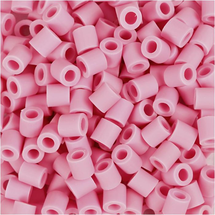 NABBI BioBeads, str. 5x5 mm, hullstr. 2,5 mm, medium, rosa, 1000 stk./ 1 pk.