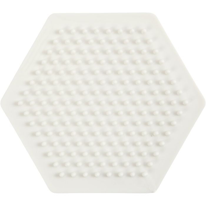 NABBI BioBeads Perleplate, sekskantet, str. 8,5x8,5 cm, medium, 1 stk.