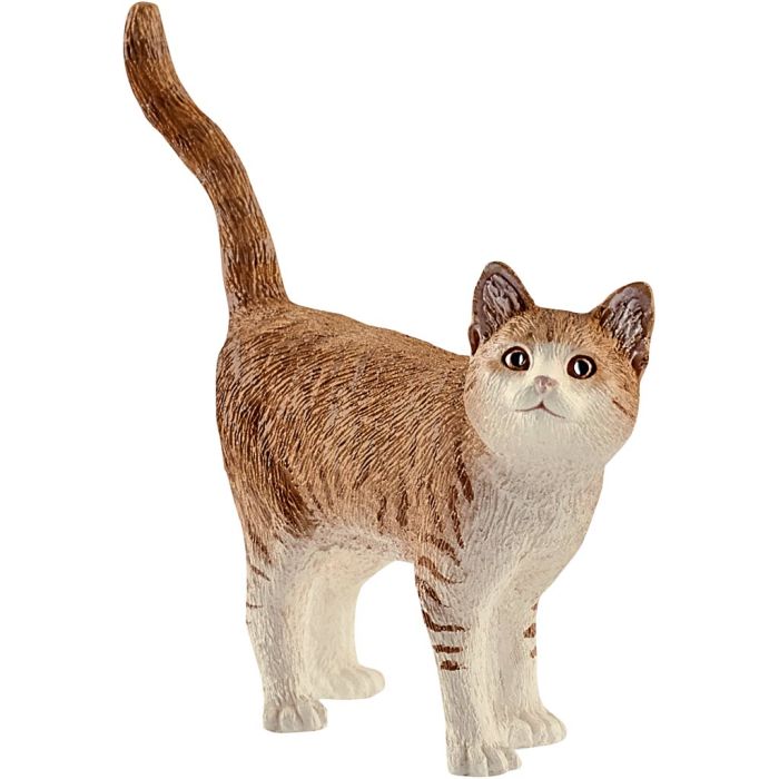 Schleich Bondegårdsdyr, Katt:, str. 5,6x6,6x1,7 cm, 1 stk.